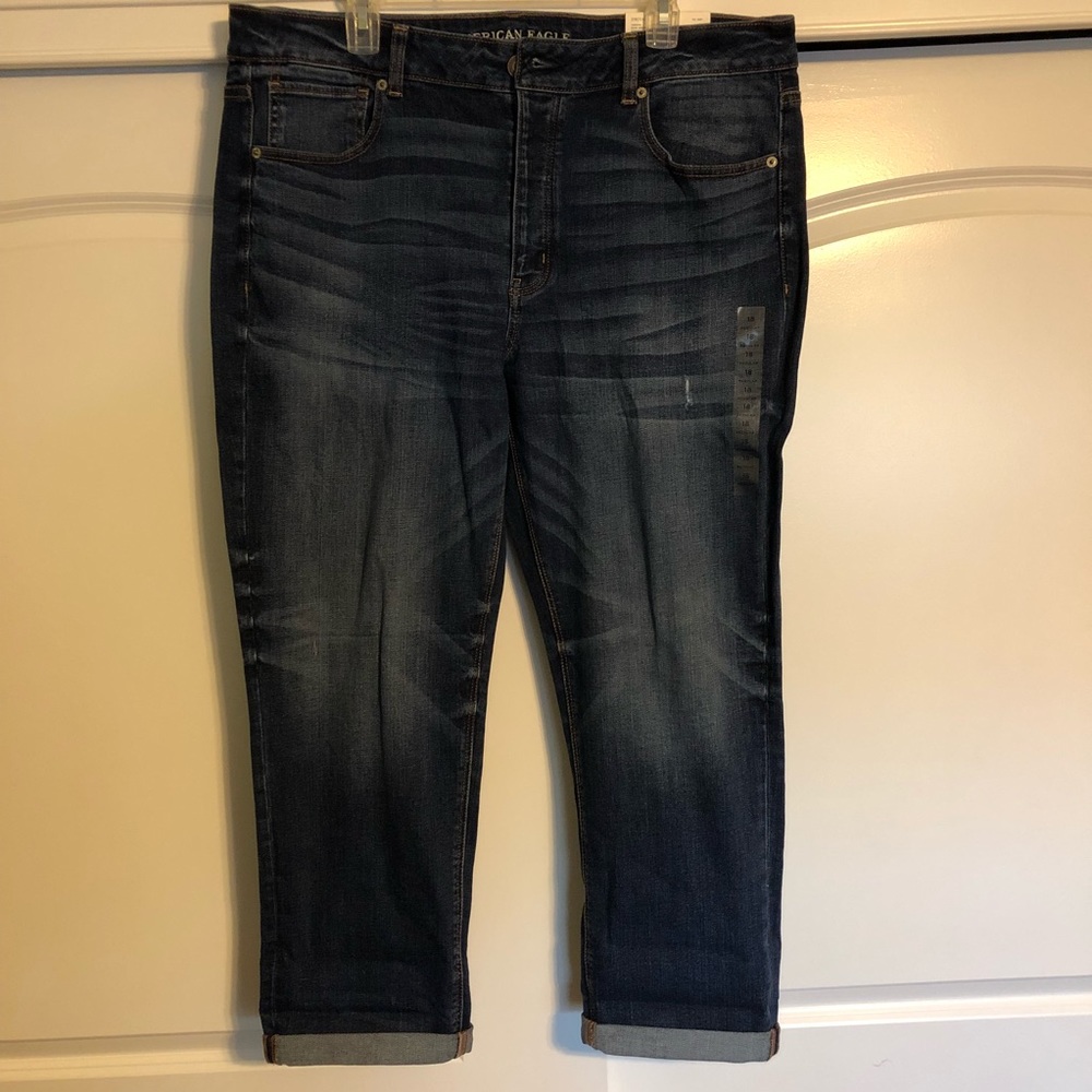 NWT American Eagle Tom Girl Jeans Size 18